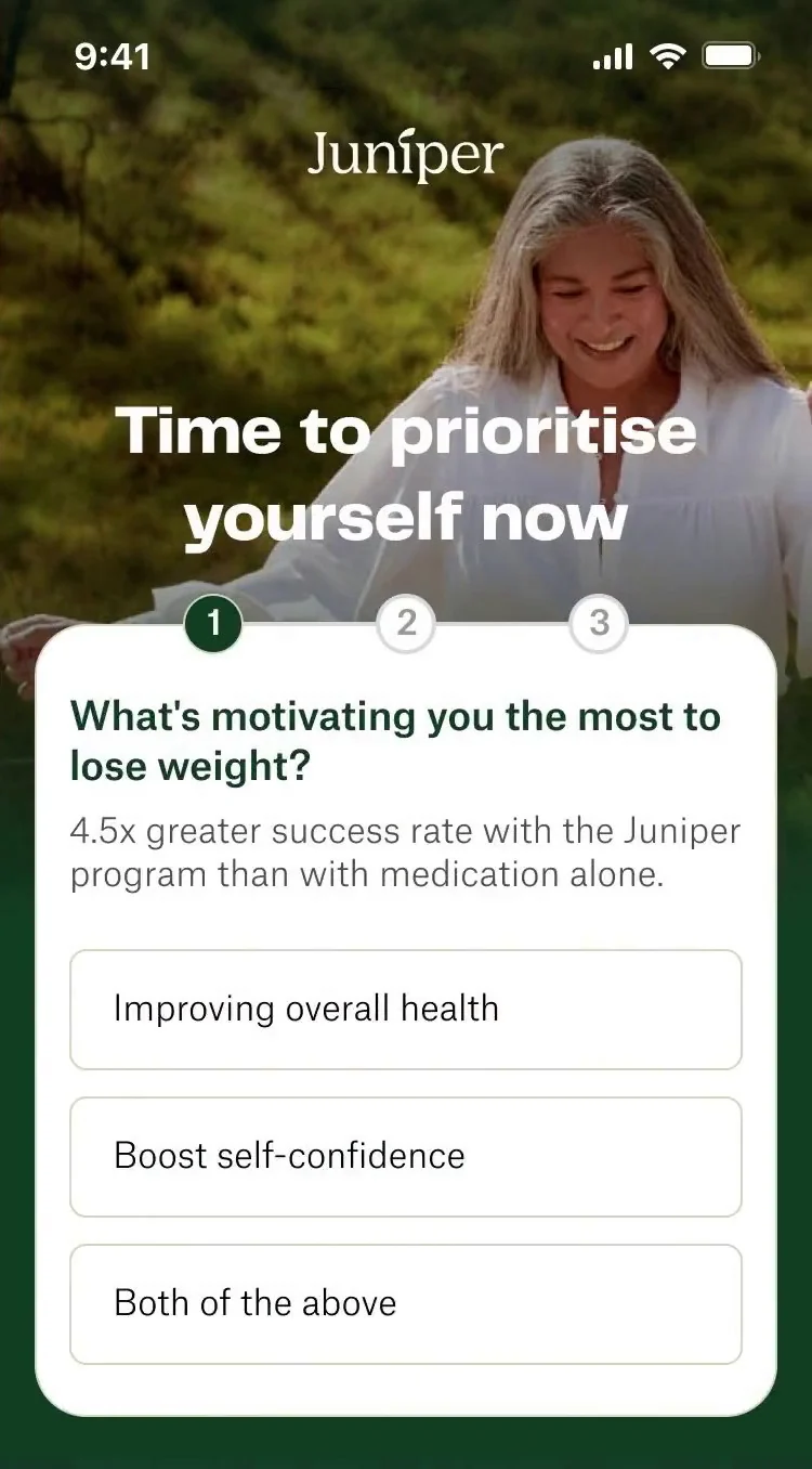 Mini-quiz question 1 — what's motivating you the most to lose weight