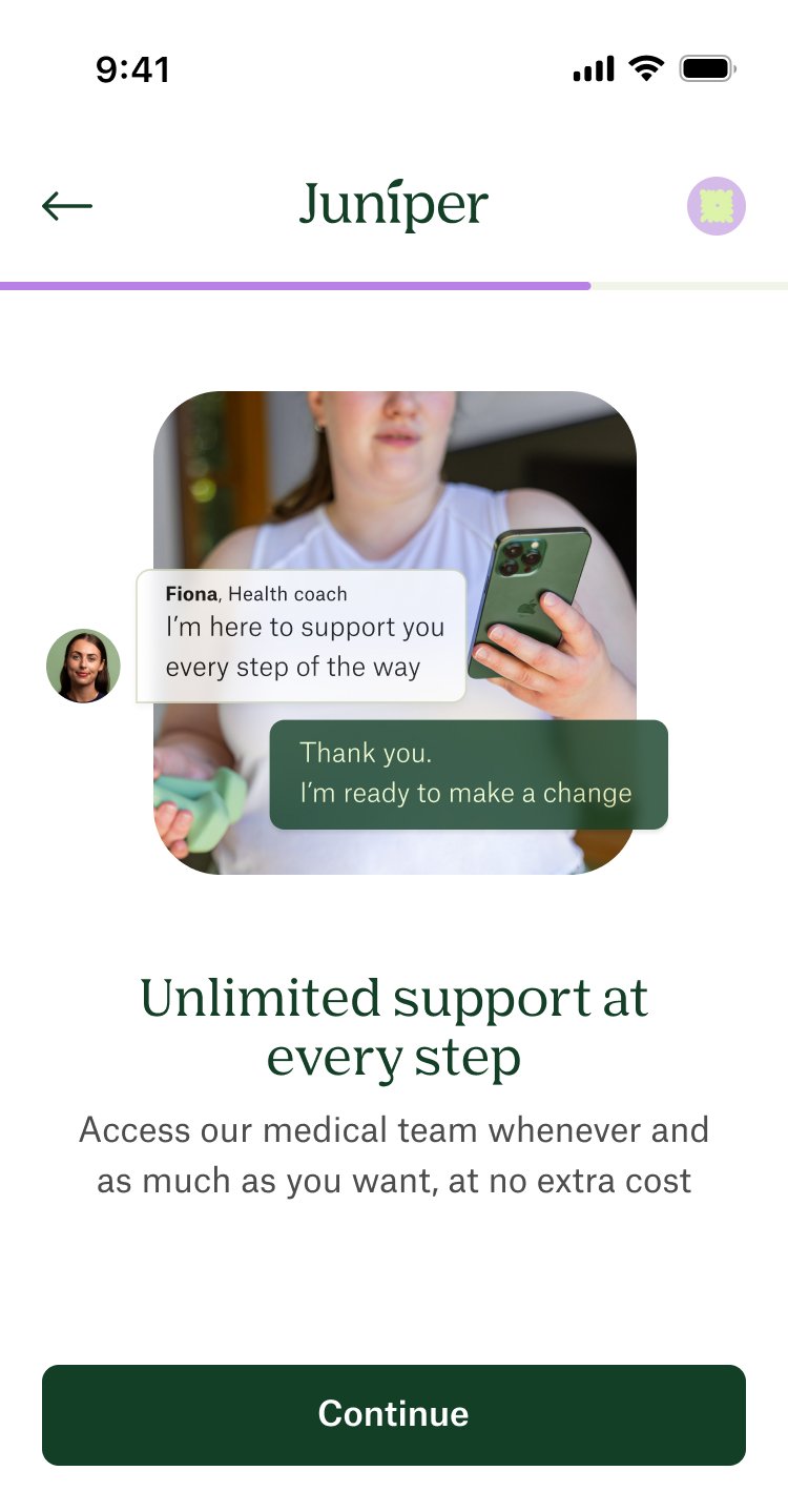 Unlimited support at every step — access the medical team whenever needed, at no extra cost